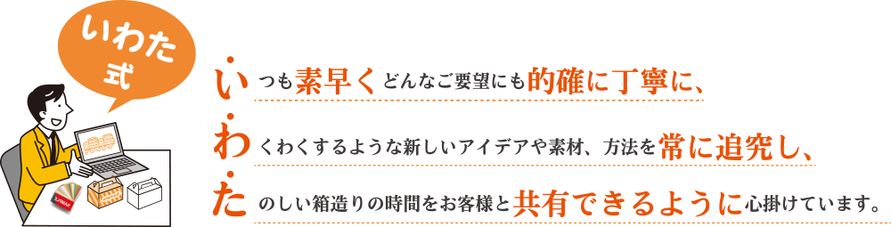 食品パッケージ製作。綺麗な製造環境、丁寧な箱づくりを心がけています。